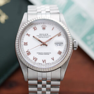 Rolex DAtejust Porcelaine